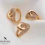انگشتر گره ژوپینگ طرح طلا - Image 3