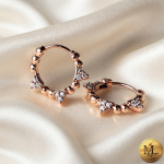 گوشواره حلقه ای ظریف ومینیمال ژوپینگ - Image 3