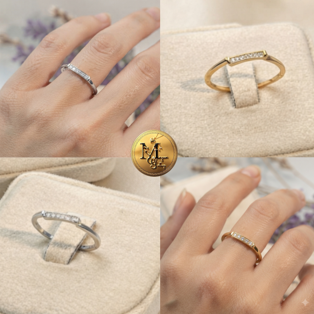 35.00.0.. انگشتر حلقه دریم در دو رنگ - Image 1