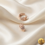 گوشواره ظریف ژوپینگ طرح طلا - Image 3